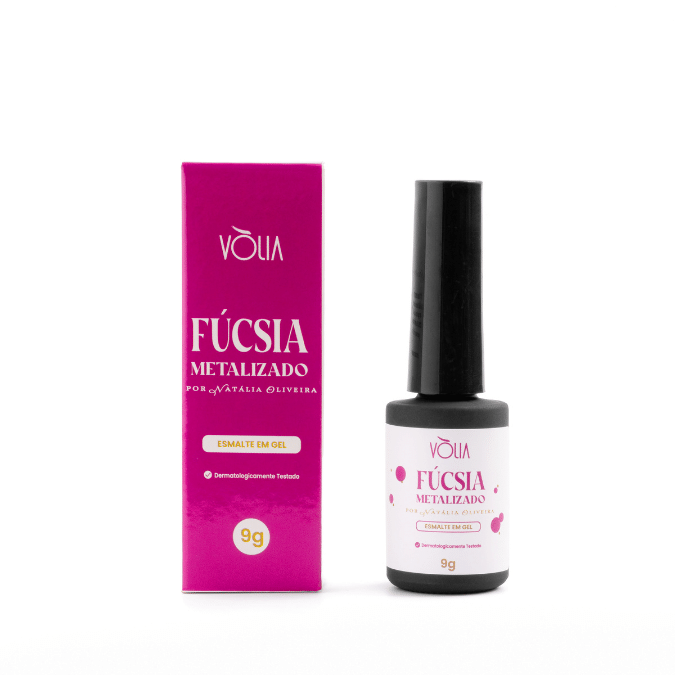 Esmalte LED UV Fúcsia Metalizado
