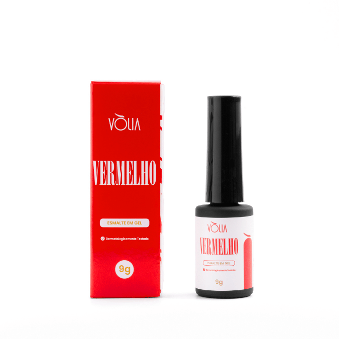 Esmalte LED UV Vermelho
